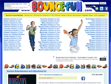 Tablet Screenshot of bounce-fun.com